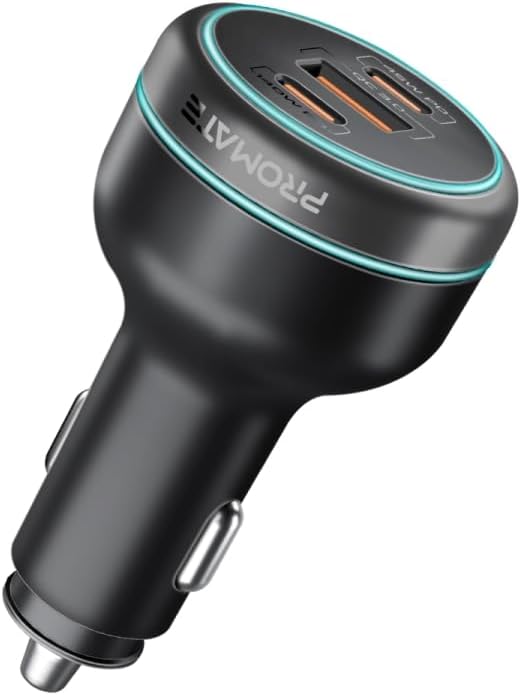 Promate 230W Car Charger with Dual Power Delivery
