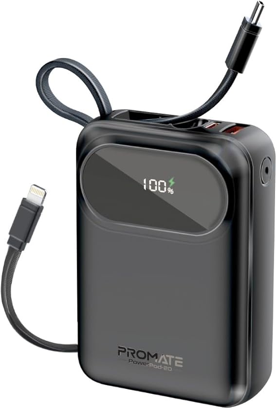 Promate Universal 20000mAh Ultra-Compact Portable Charger