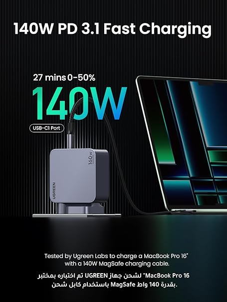UGREEN Nexode Pro 160W USB C Charger