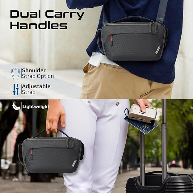 Promate Versatile Handbag, Rip-Resistant Nylon Fabric