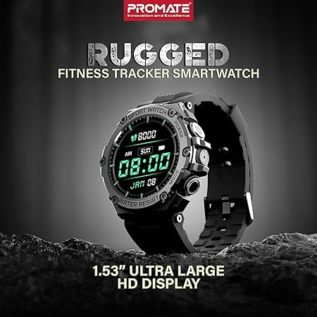 Promate Xwatch-R19 Rugged Smart Watch for Men.