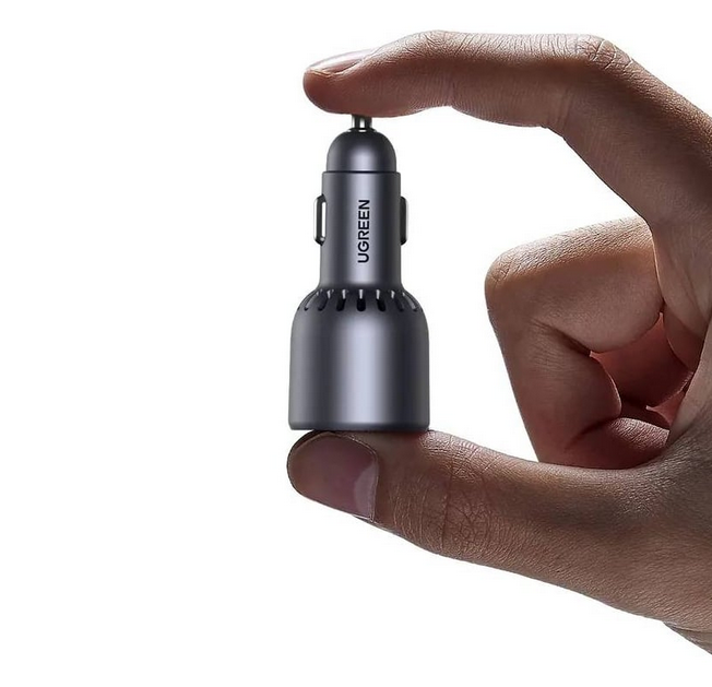 Ugreen 3-Port Fast Car Charger 75w - 35024 - Grey