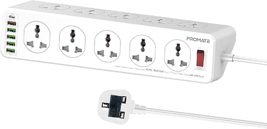 Promate Power Strip with USB Charging Ports