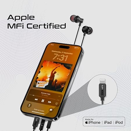 Promate Earphones with Lightning Connector