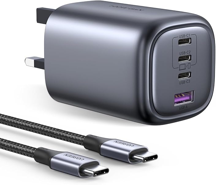 UGREEN Nexode 100W USB C Charger Set with Cable 4-Ports
