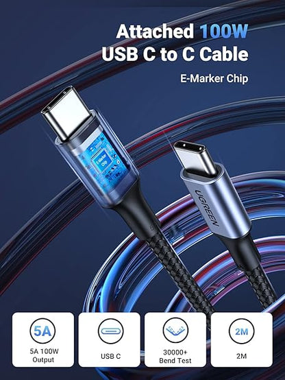 UGREEN Nexode 100W USB C Charger Set with Cable 4-Ports