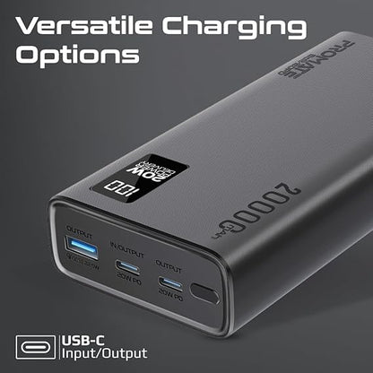 Promate Universal 20000mAh Ultra-Slim Power Bank