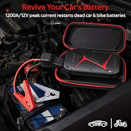 Promate Car Jump Starter Power Bank.
