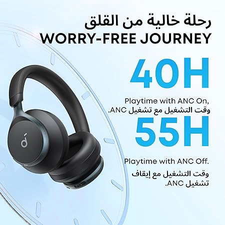 Soundcore by Anker, Space One - Adaptive Active Noise Cancelling Headphones,