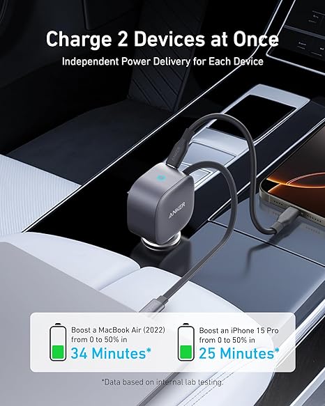 Anker USB-C Car Charger.