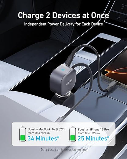 Anker USB-C Car Charger.