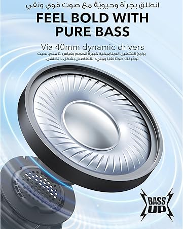 Soundcore By Anker H30i Wireless On-Ear Headphones,
