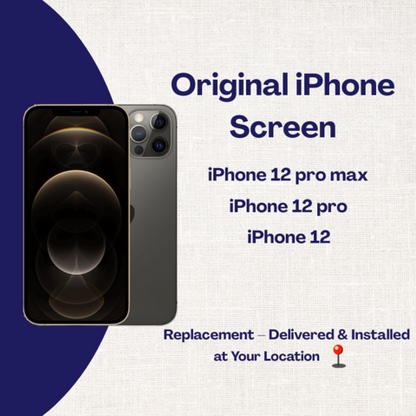 Original iPhone Screen (Replacement – Delivered & Installed )at Your Location