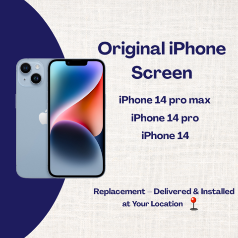 Original iPhone Screen (Replacement – Delivered & Installed )at Your Location